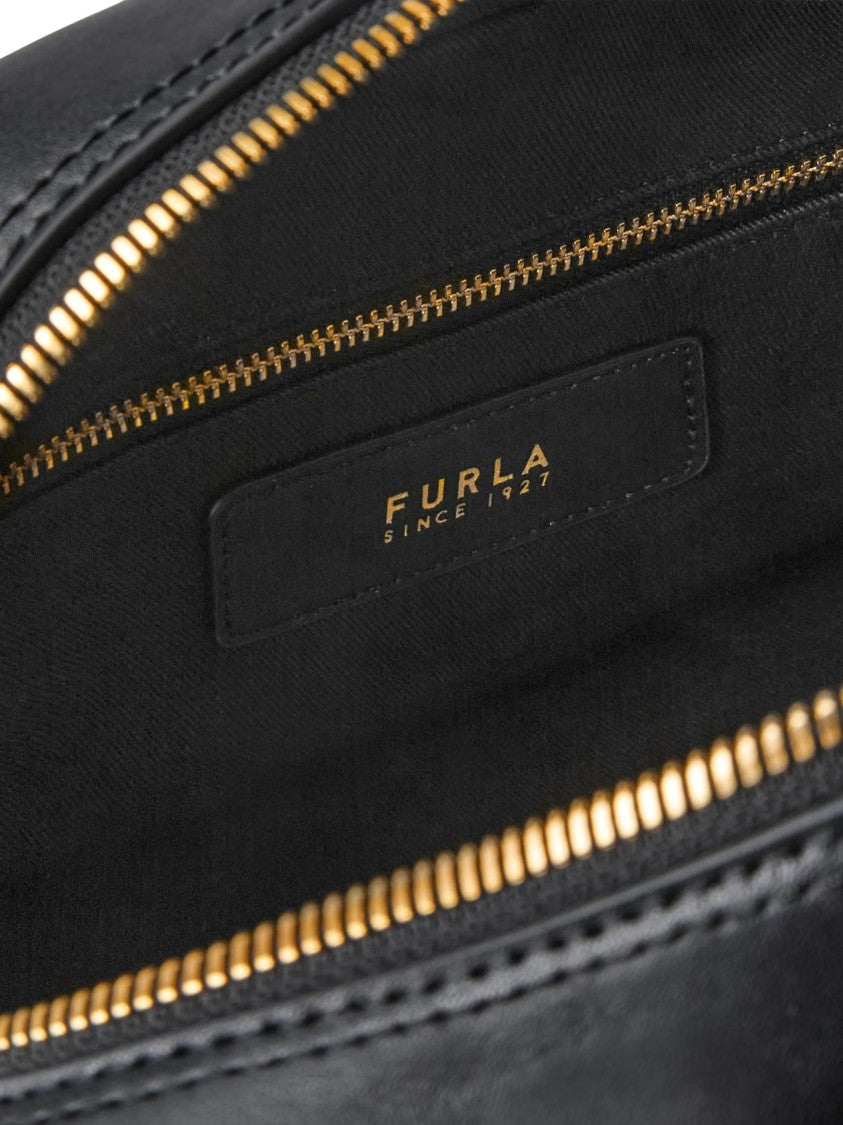 Furla Poppy M Structured Bow Shoulder Bag