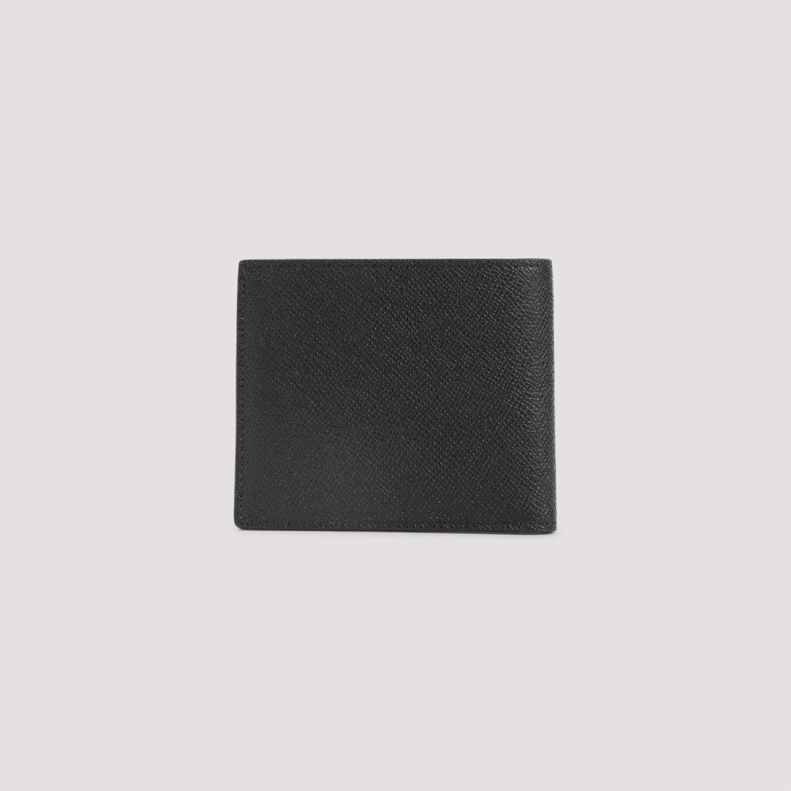 Tom Ford Textured Black Bifold Wallet With Silver-Tone Logo