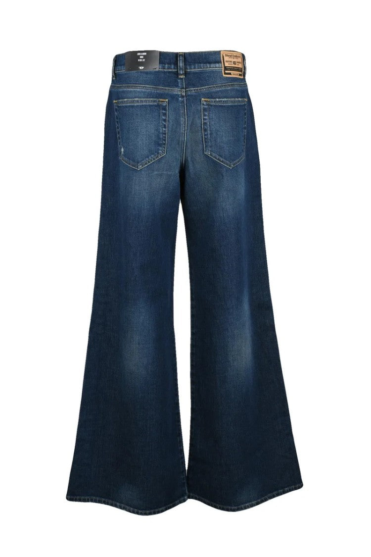 Diesel 1978 D-Akemi Wide Jeans - Blue