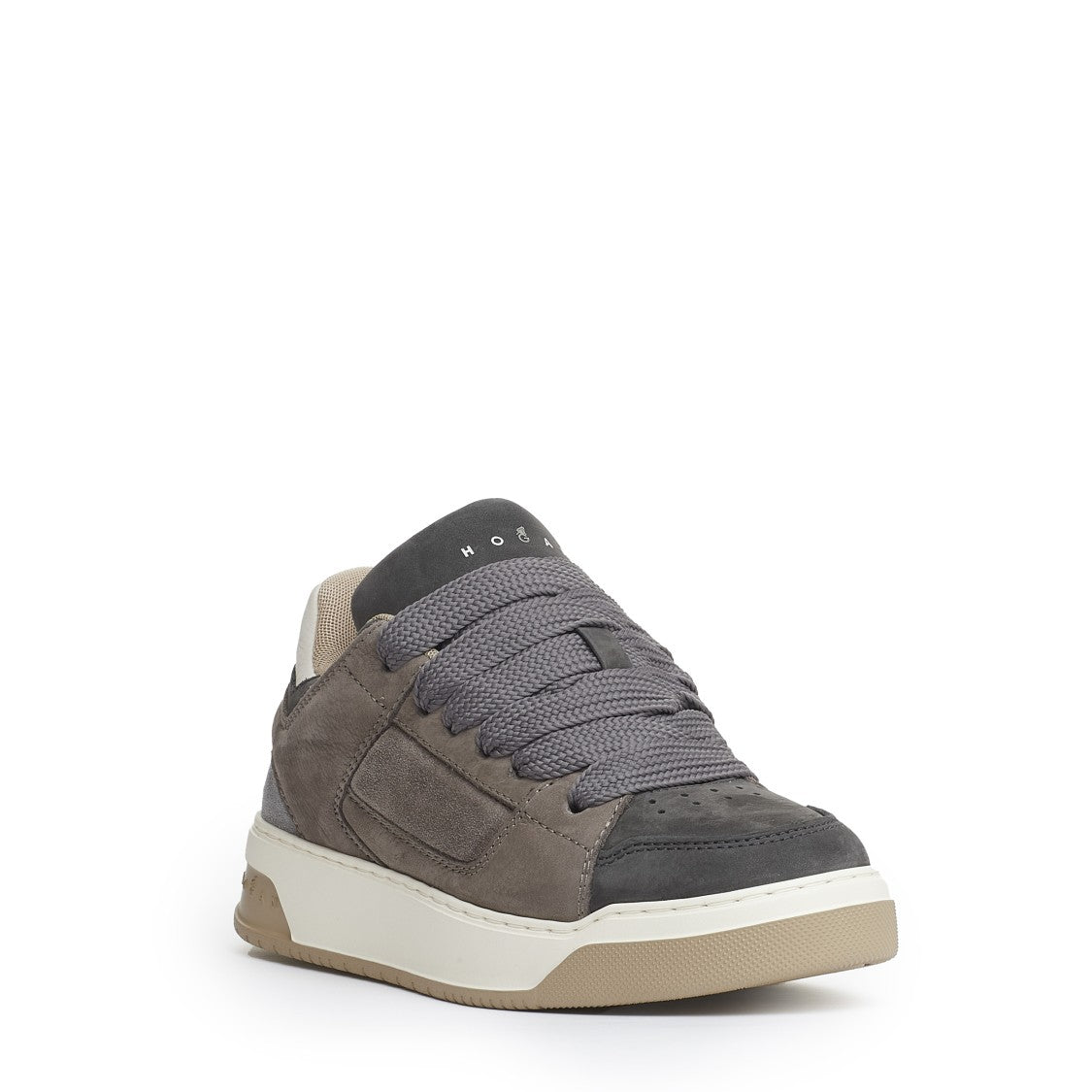 Hogan Gray Suede Sneakers