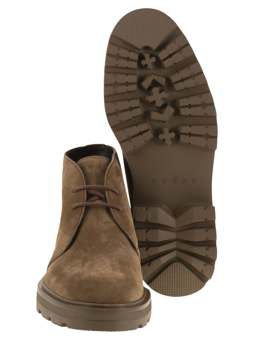 Hogan H673 - Lace-Up Ankle Boot