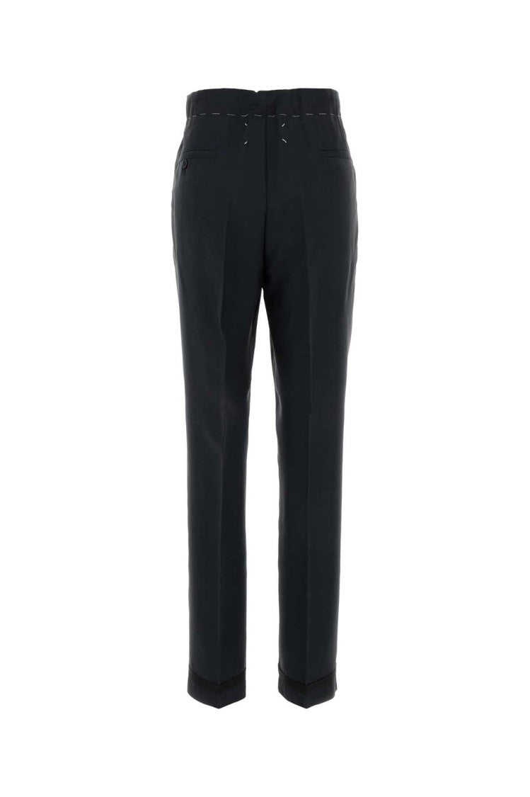 Maison Margiela Midnight Blue Mohair Blend Pant