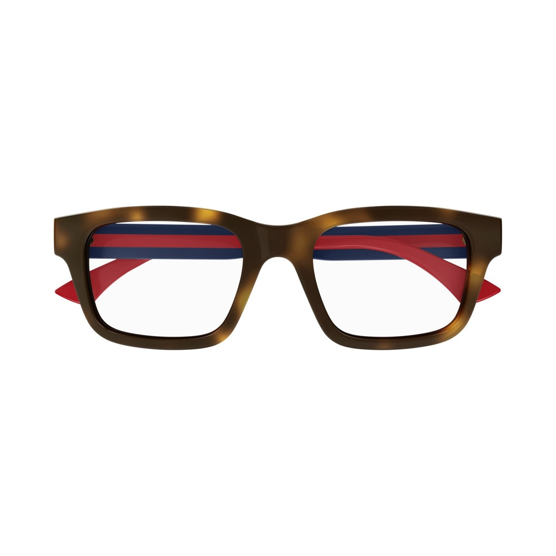 Gucci Gg1865o Bold Tortoiseshell Rectangular Eyeglasses