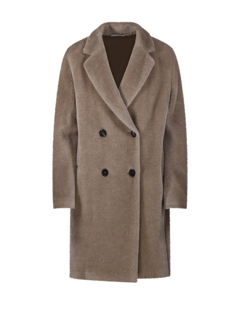 Max Mara Roseto Short Double Breasted Coat