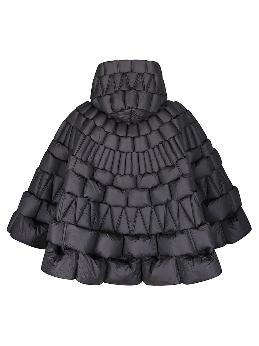 Raxxy Voluminous Triangular Quilted Down Jacket