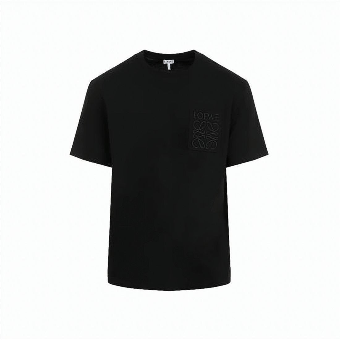 Loewe Short-Sleeved T-Shirt With Subtle Logo Embroidery