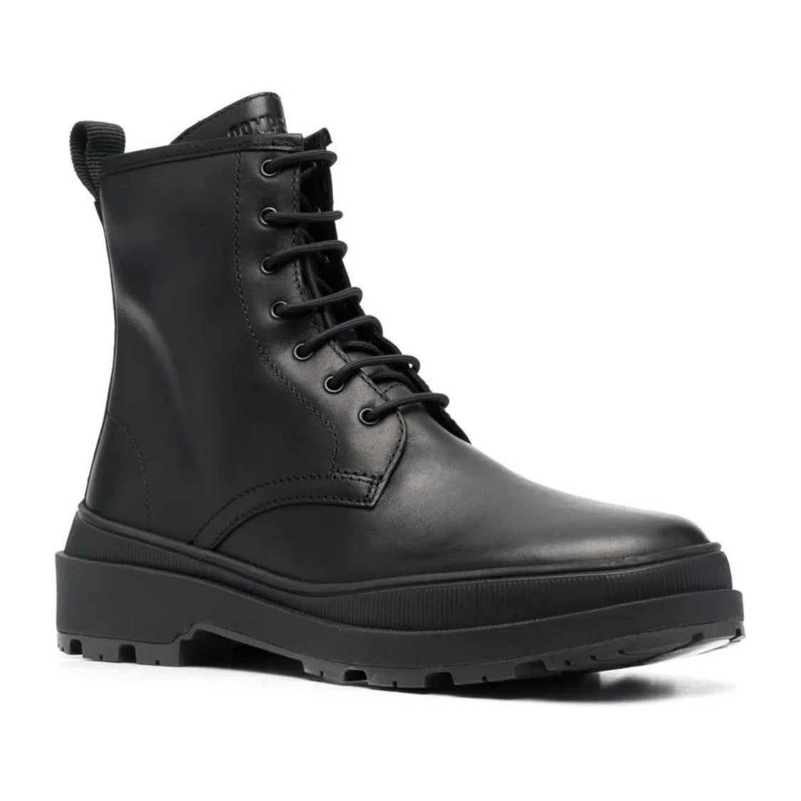 Camper Force Negro Brutus Black Lace-Up Leather Boots