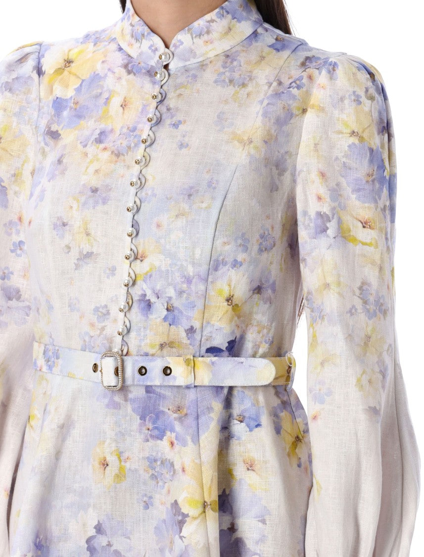 Zimmermann Crush Buttoned Mini Dress