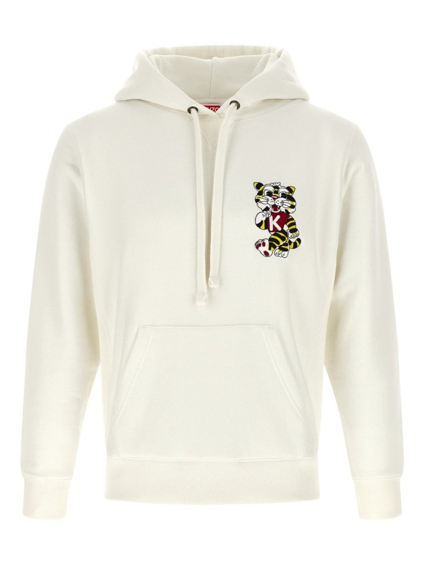 Kenzo Relaxed Fit Off-White Hoodie