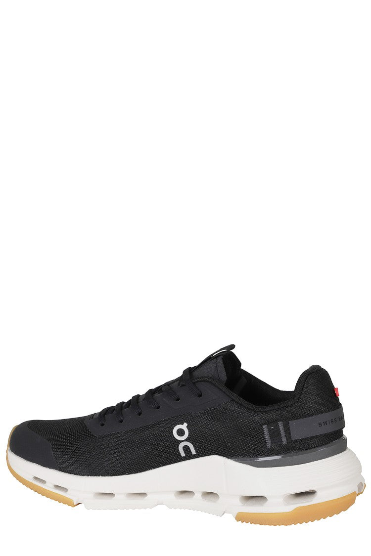 On Running Black Cloudnova Form 2 Mesh Rubber Sole Nylon Sneakers