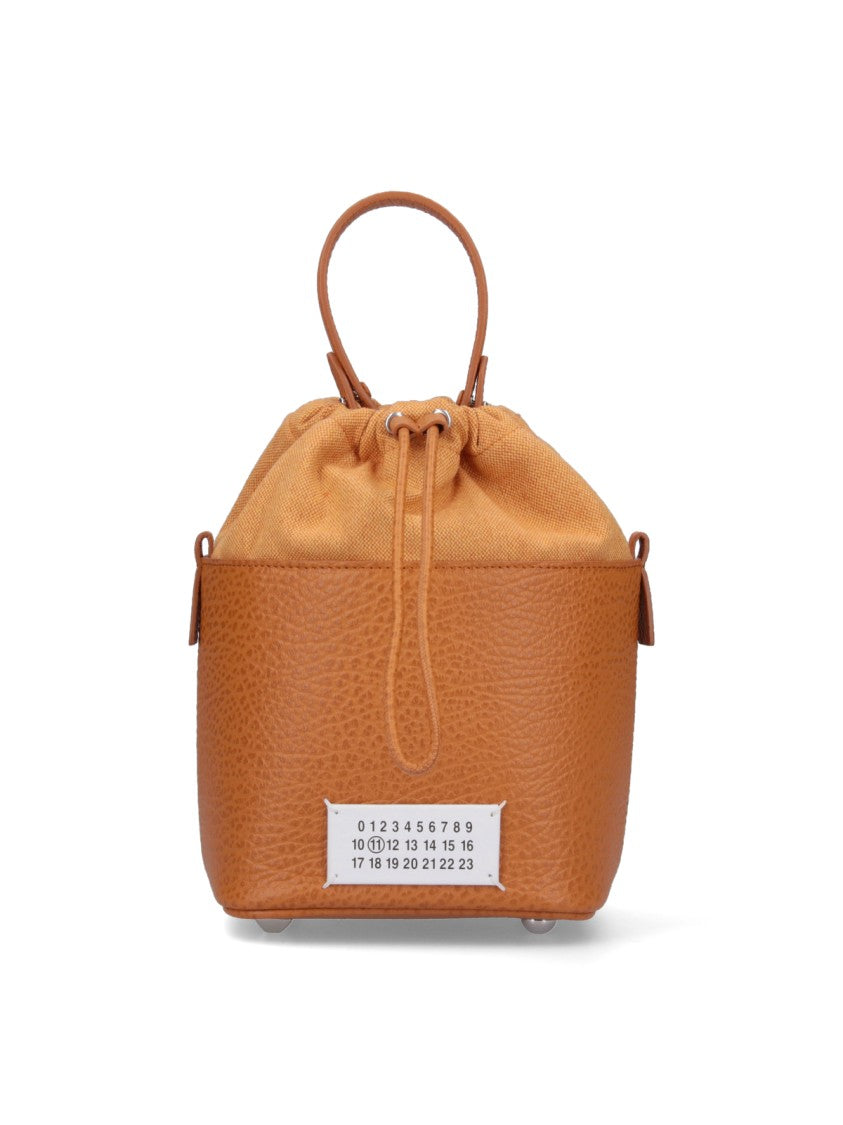 Maison Margiela Small '5Ac' Bucket Bag – Brown