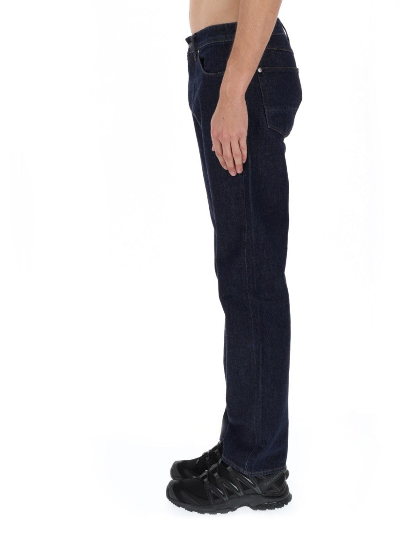 Stone Island Dark Indigo Straight-Leg Classic Denim Jeans