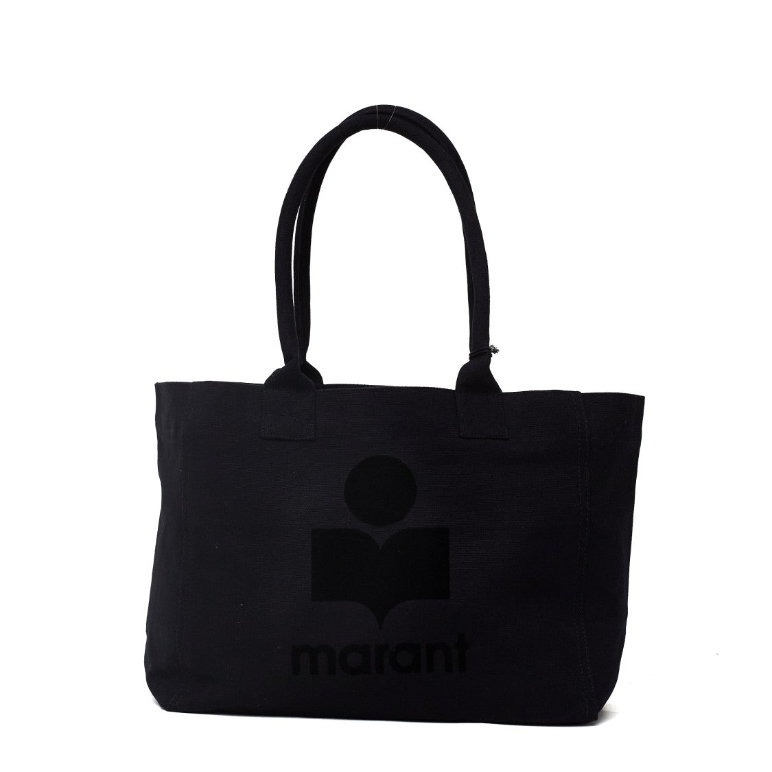 Isabel Marant Yenky Zipped Cotton Canvas Logo Tote Bag