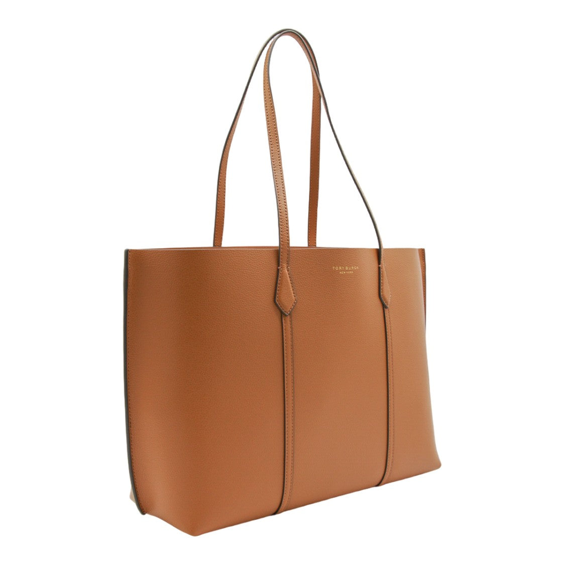 Tory Burch Spacious Brown Tote Bag With Structured Silhouette