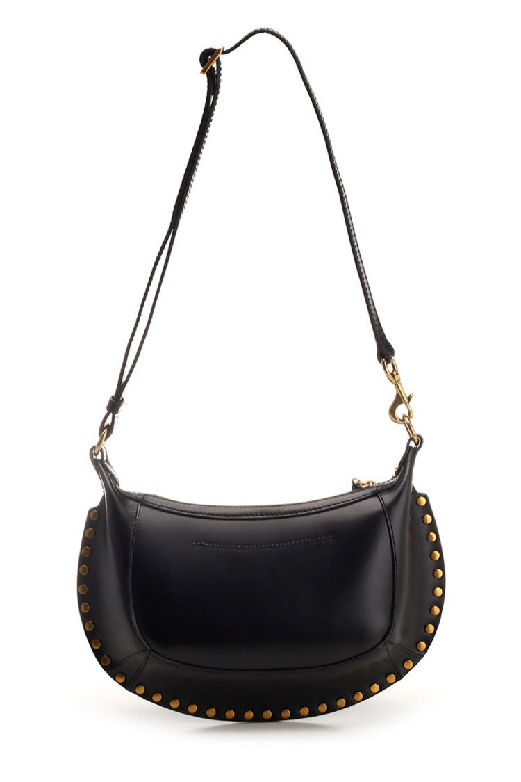 Isabel Marant Crescent-Shaped Shoulder Bag With Metallic Studs