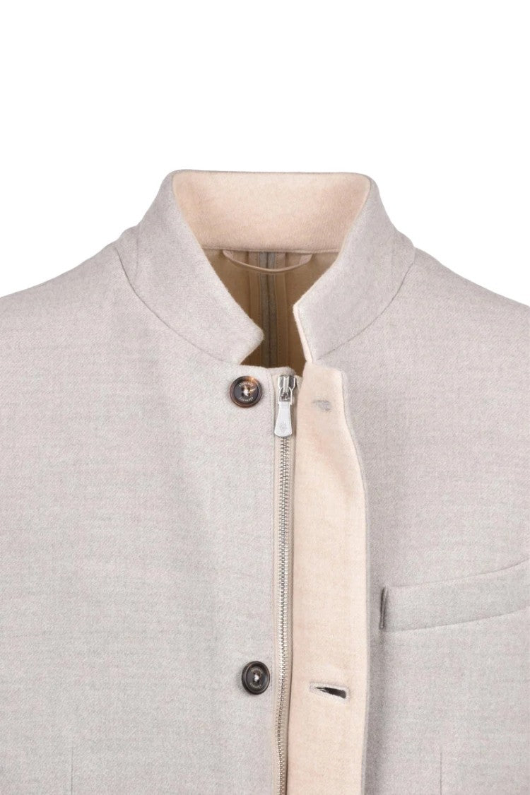 Eleventy Korean Cloth Jacket - Light Grey
