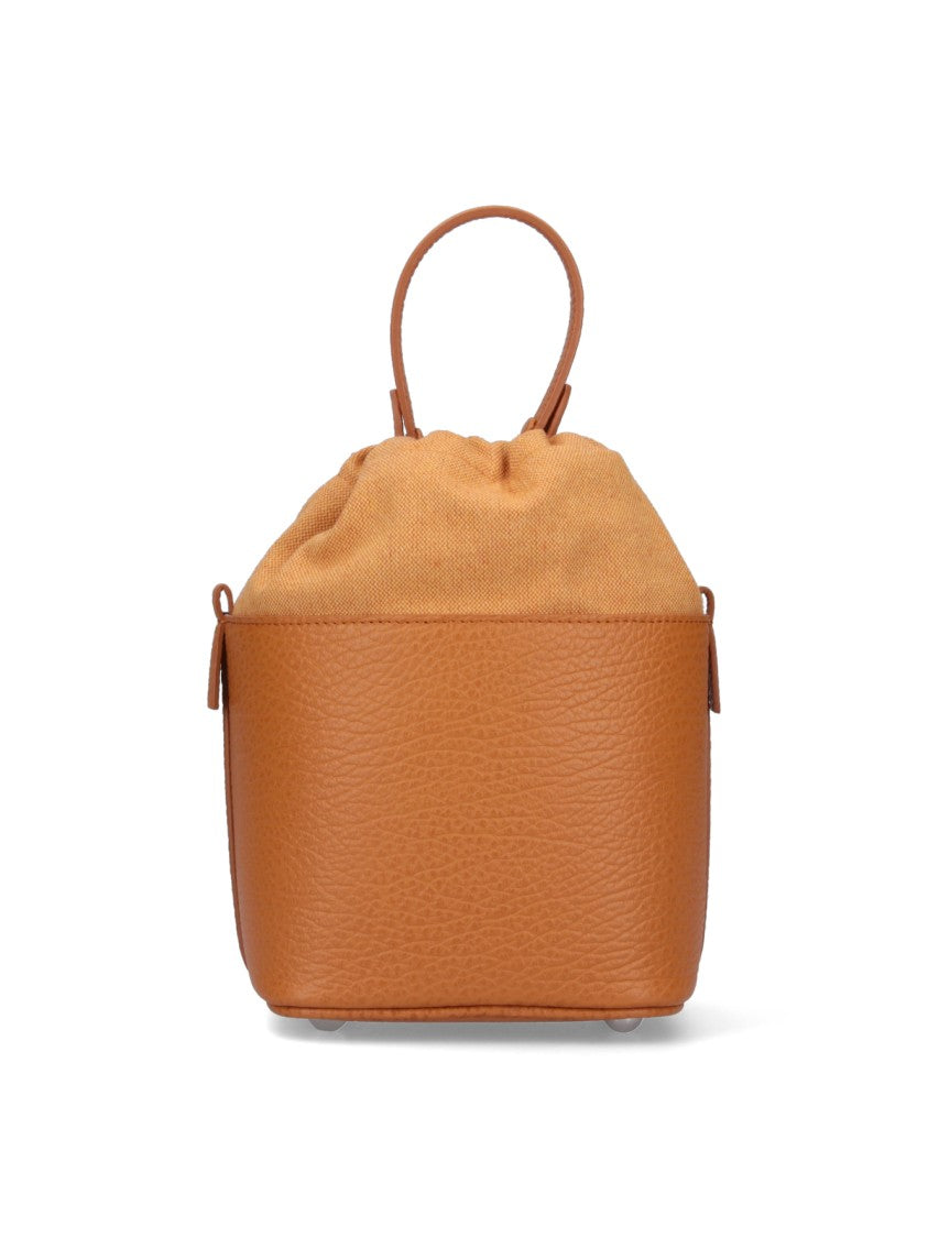 Maison Margiela Small '5Ac' Bucket Bag – Brown