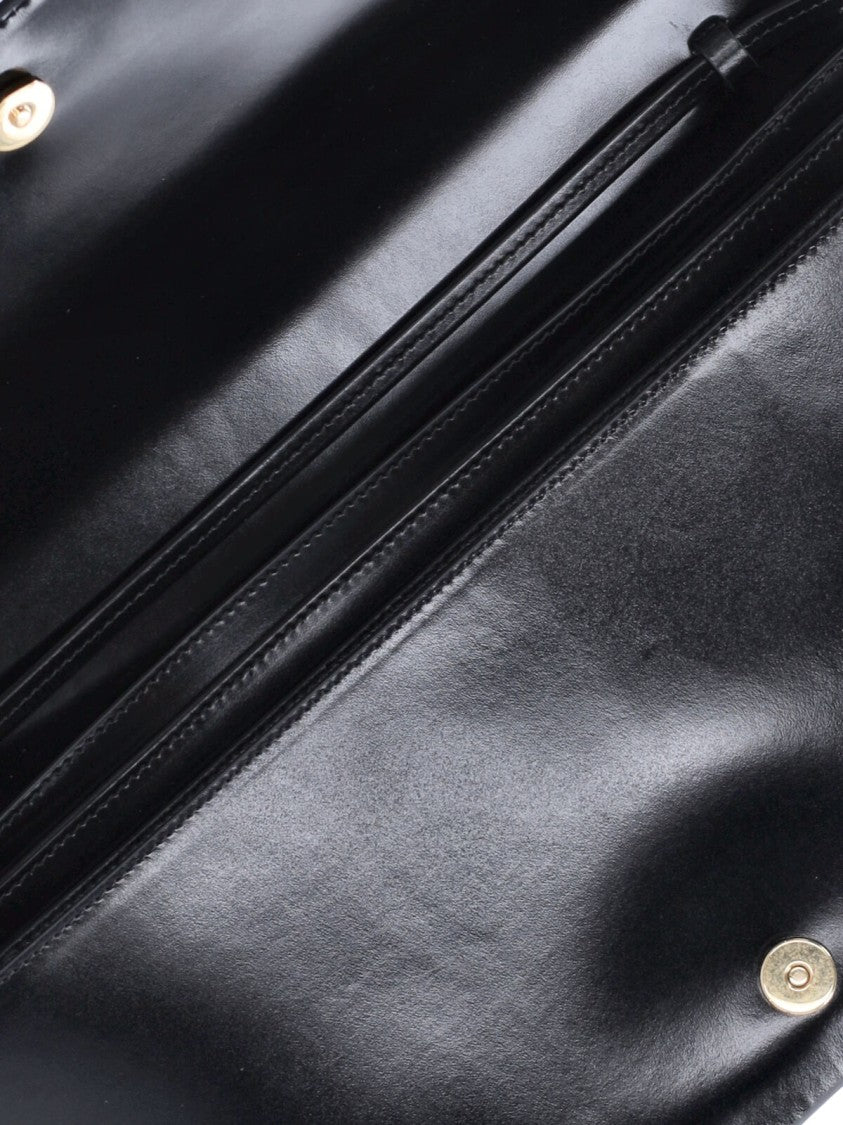 Jil Sander Calf Leather Shoulder Bag With Adjustable Strap