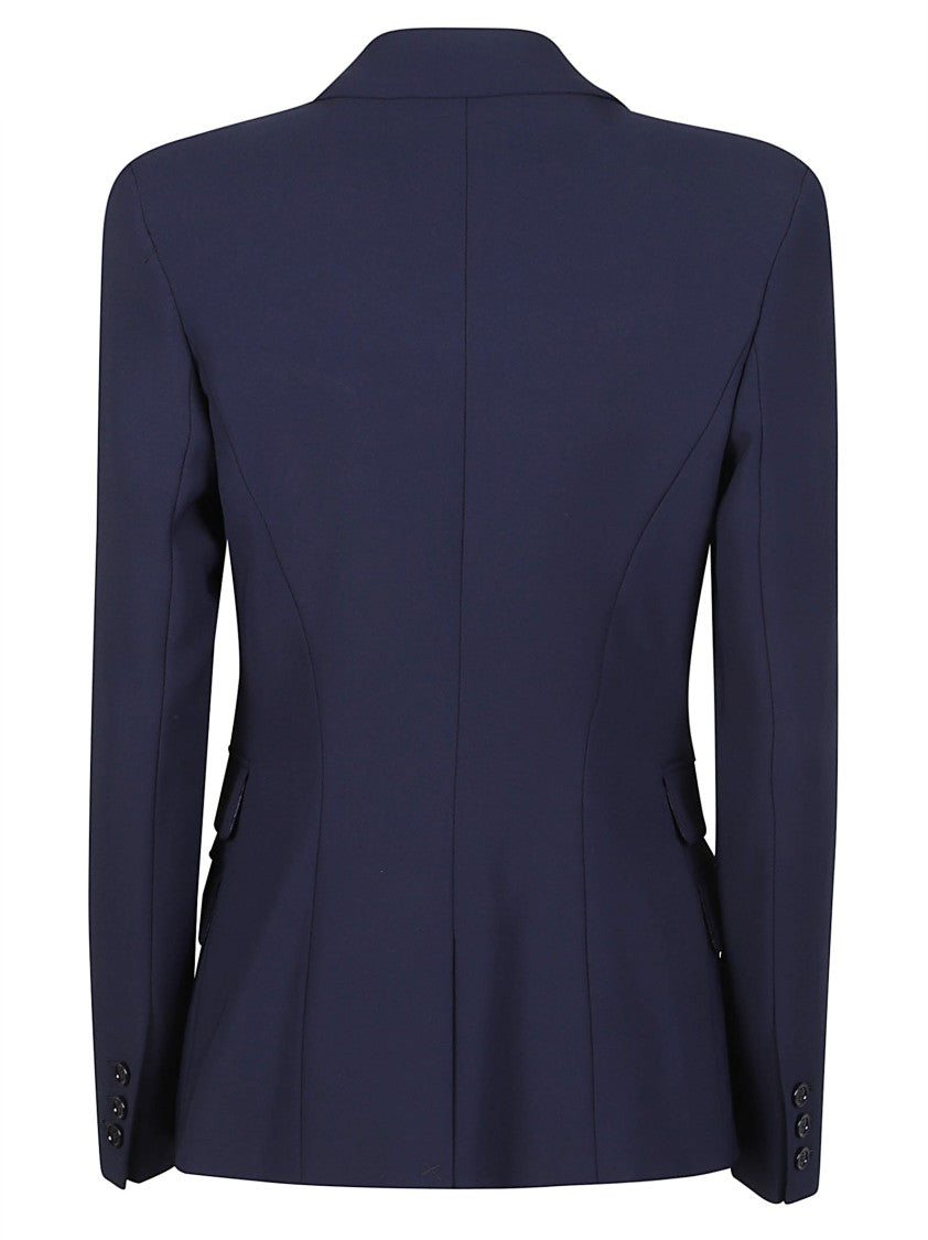 Elisabetta Franchi Tailored Polyester-Blend Long-Sleeve Jacket