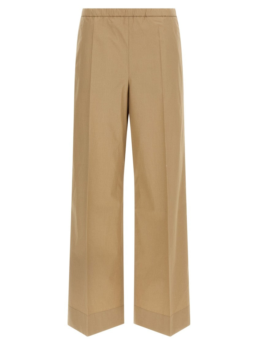 Moncler Grosgrain Logo Patch Pants