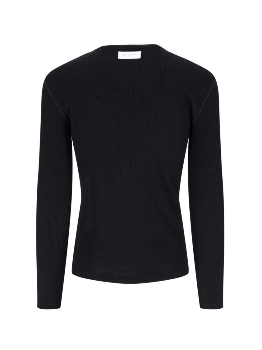 Berner Kuhl Wool Rib Sweater Black