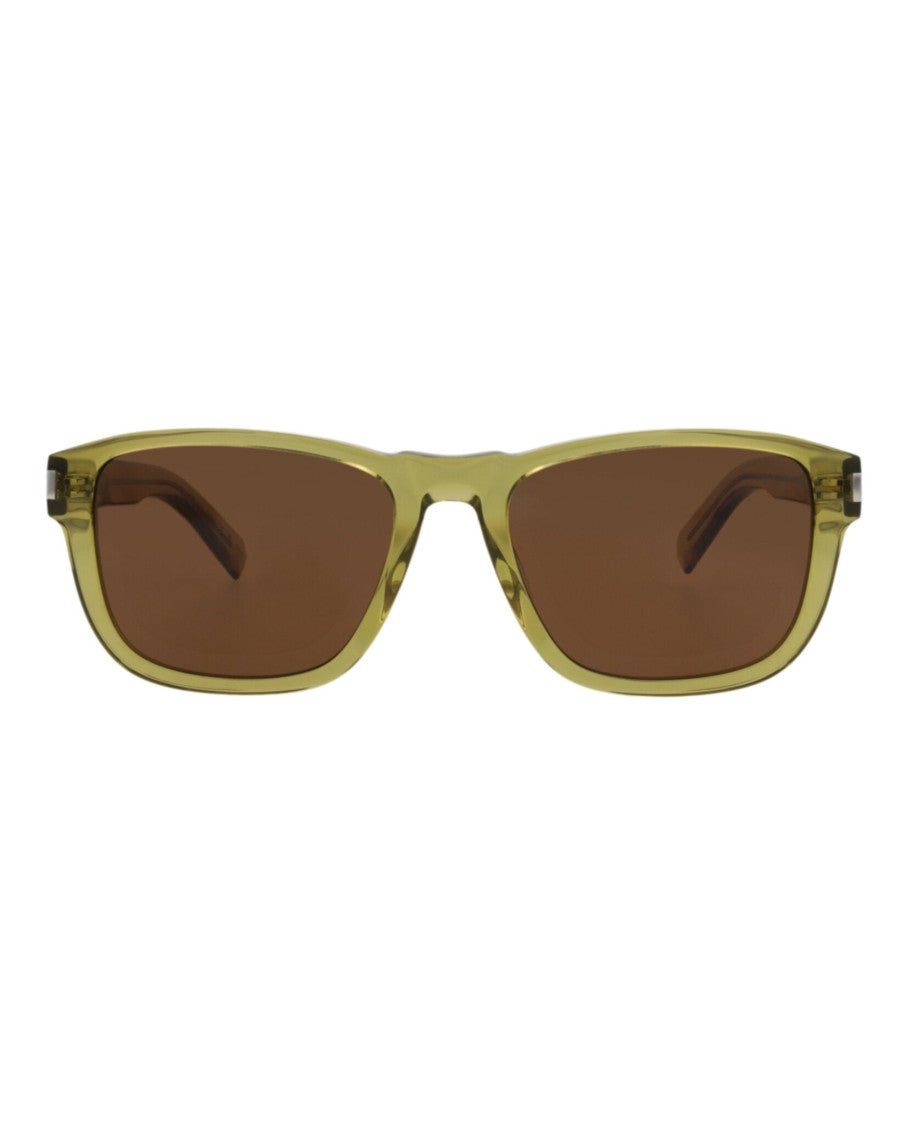 Saint Laurent Square-Frame Recycled Acetate Sunglasses