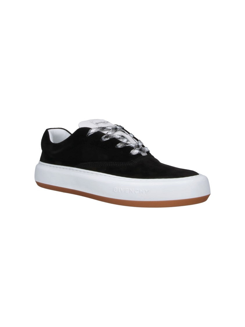 Givenchy Black New City Calf Leather Sneakers