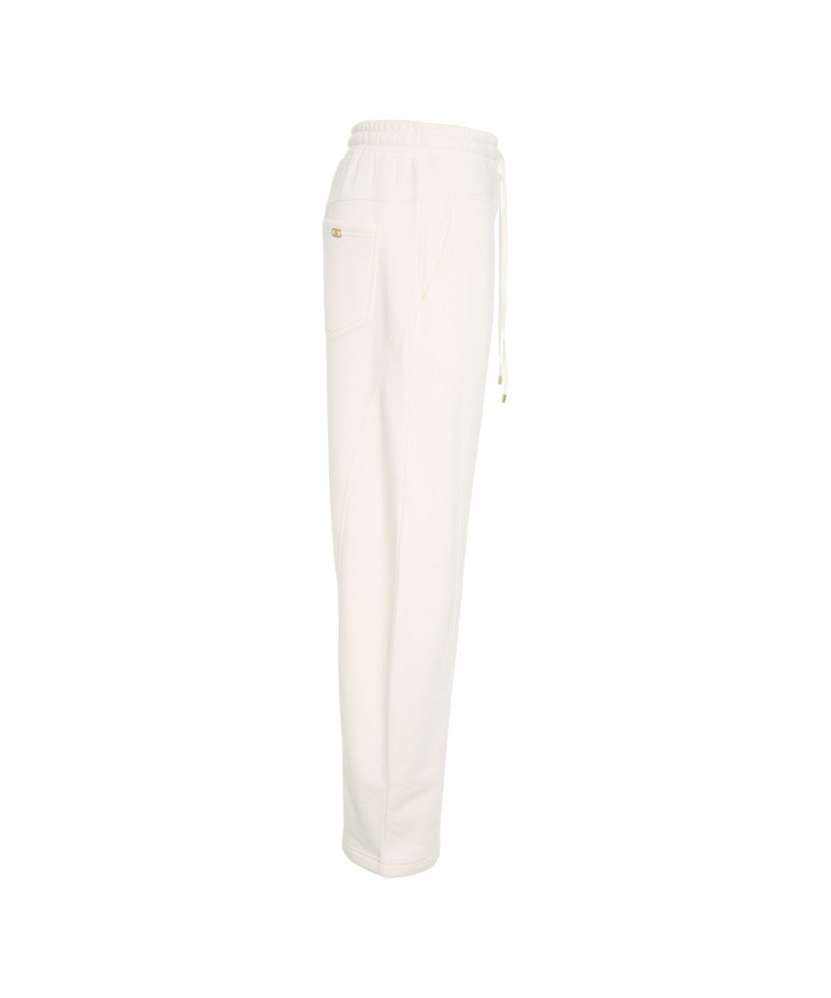 Liu Jo Wide Leg Trousers With Adjustable Waistband