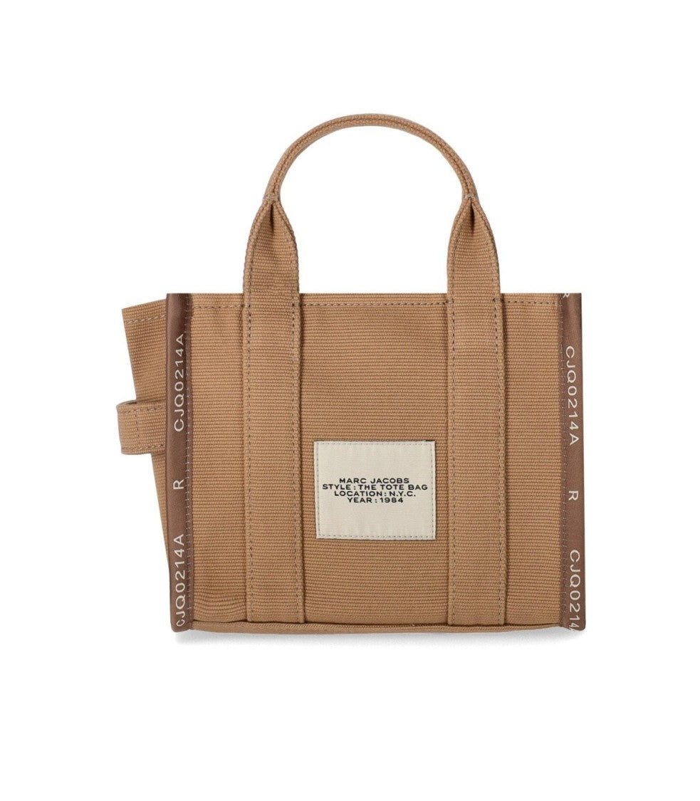 Marc Jacobs The Jacquard Small Tote Camel Handbag