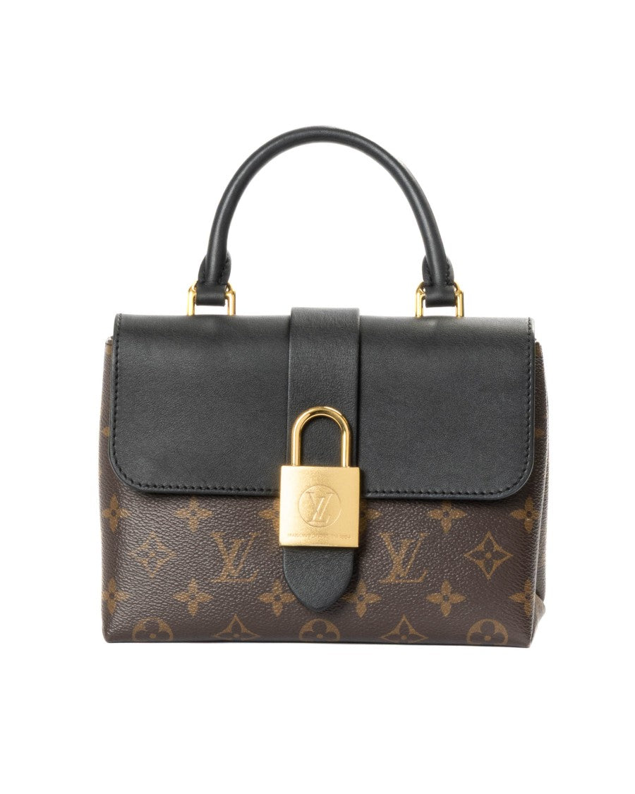 Louis Vuitton Brown Locky Bb Monogram Canvas Leather Handbag