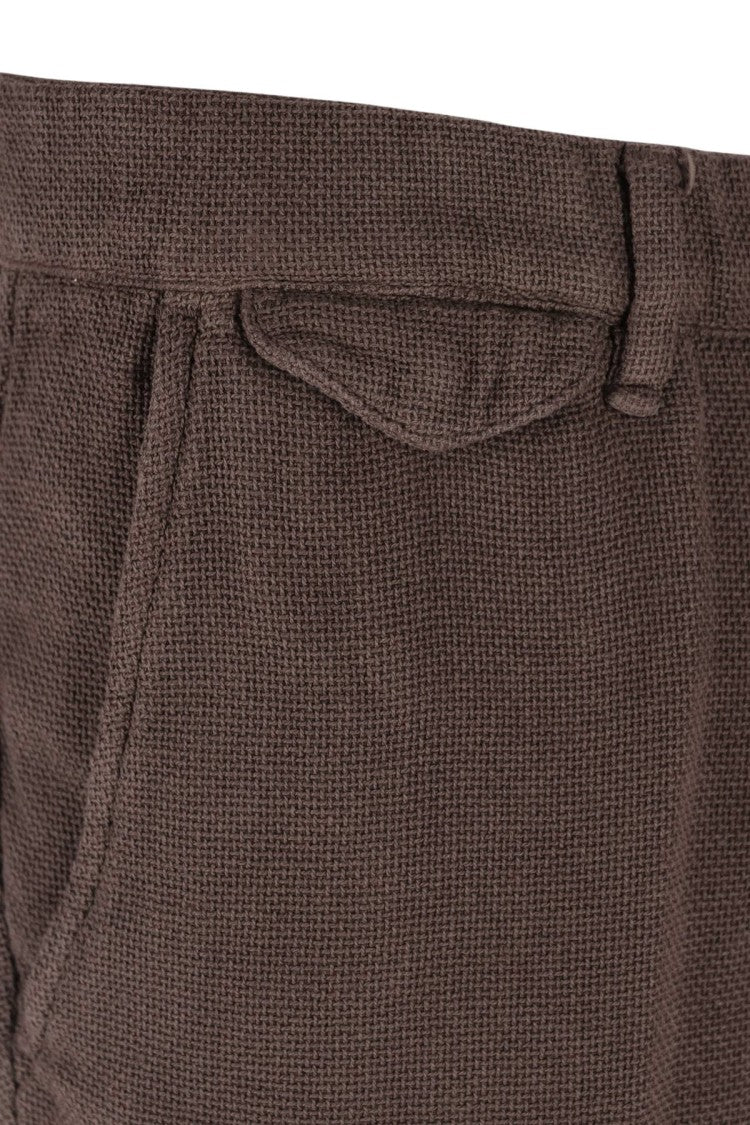 Myths Woven Cotton-Linen Denim Shorts