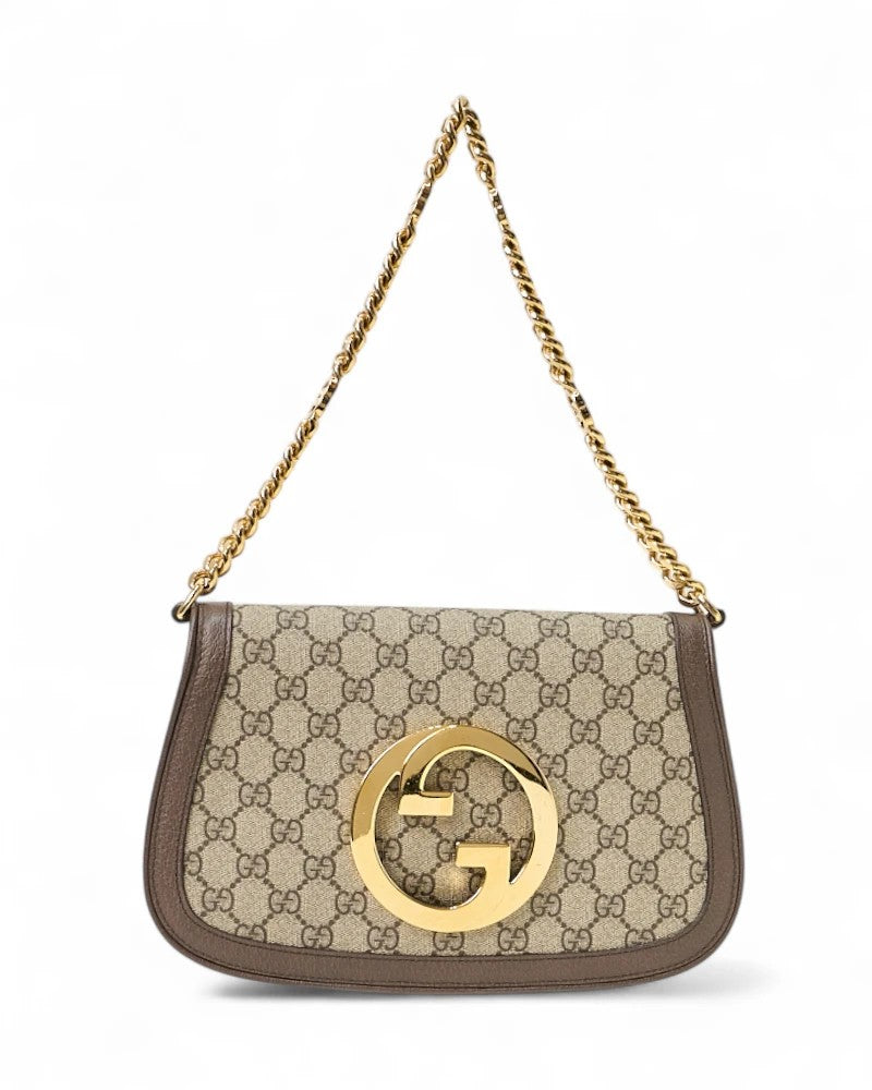 Gucci Blondie Small Gg Supreme In Brown