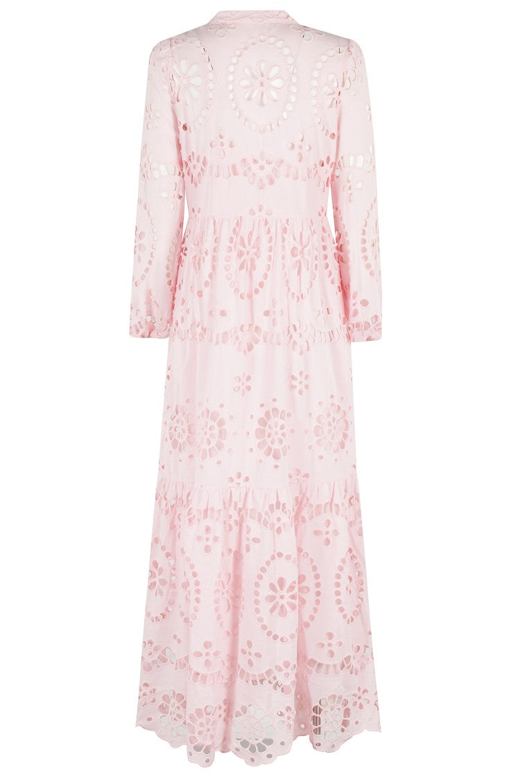 Mc2 Saint Barth Sangallo Lace Embroidered Maxi Dress