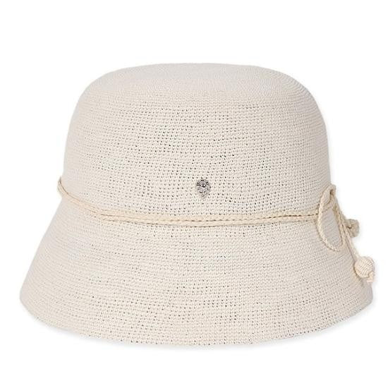 Helen Kaminski Woven Bucket Hat With Braided Band Detail