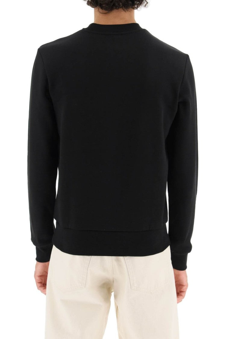 Lacoste Classic Crewneck Sweater With Embroidered Logo