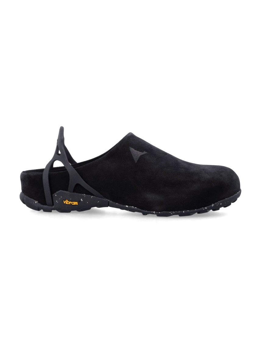 Roa Fedaia Black Suede Clog