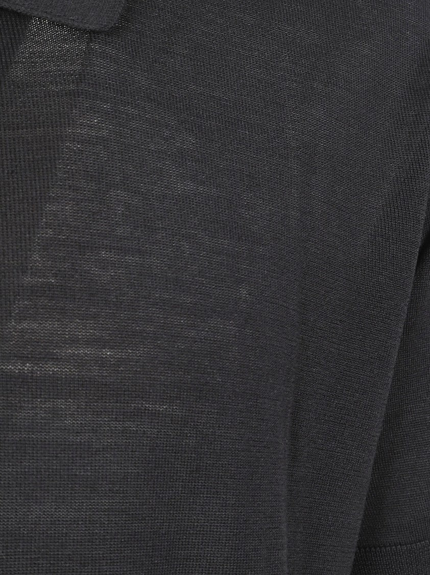 Golden Goose Fine Knit Polo Shirt