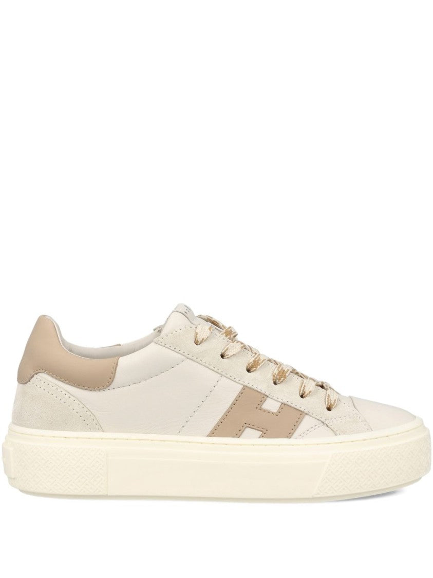 Hogan Low-Top Sneakers With Silk And Nylon Construction