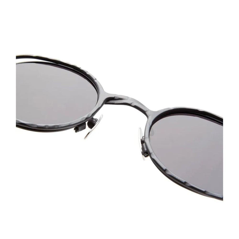 Kuboraum Mask H11 Round Sculpted Metal Sunglasses