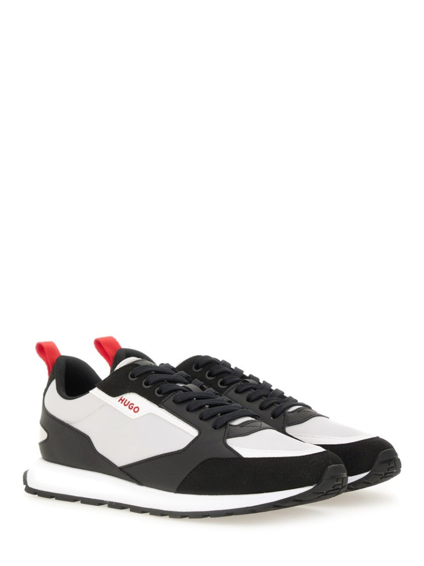 Hugo Low-Top Black And White Sneaker