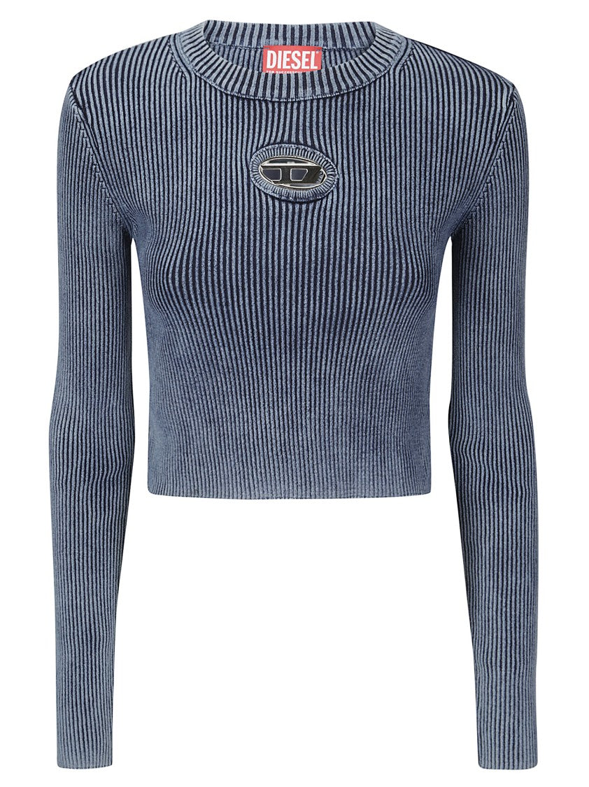 Diesel Ribbed Cropped T-Shirt