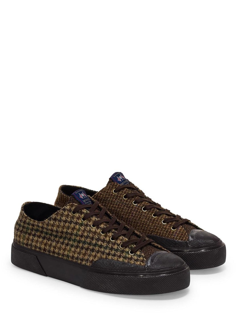 Superga Patchwork Houndstooth Low-Top Sneakers