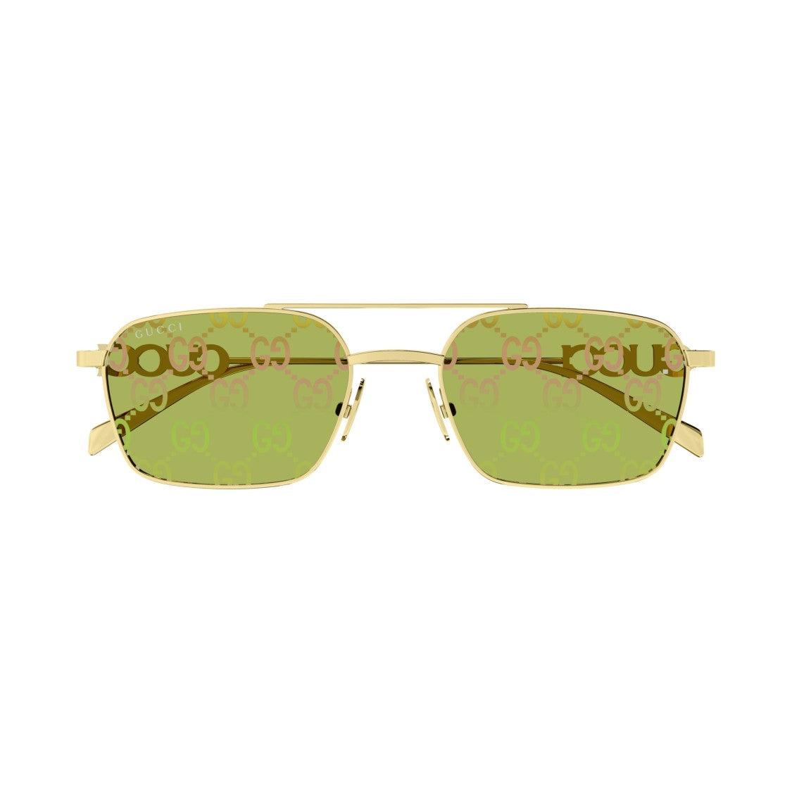 Gucci Gg1804s Rectangular Metal Sunglasses