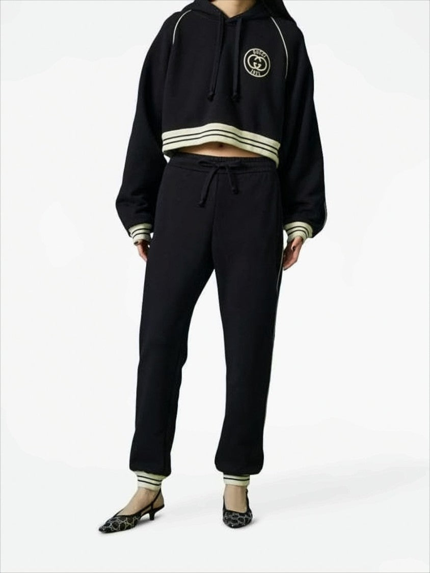 Gucci Relaxed Fit Black Jogger Pants