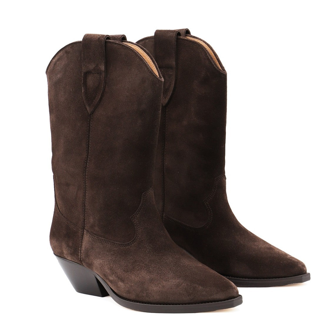 Isabel Marant Dark Brown Leather Duerto Boots