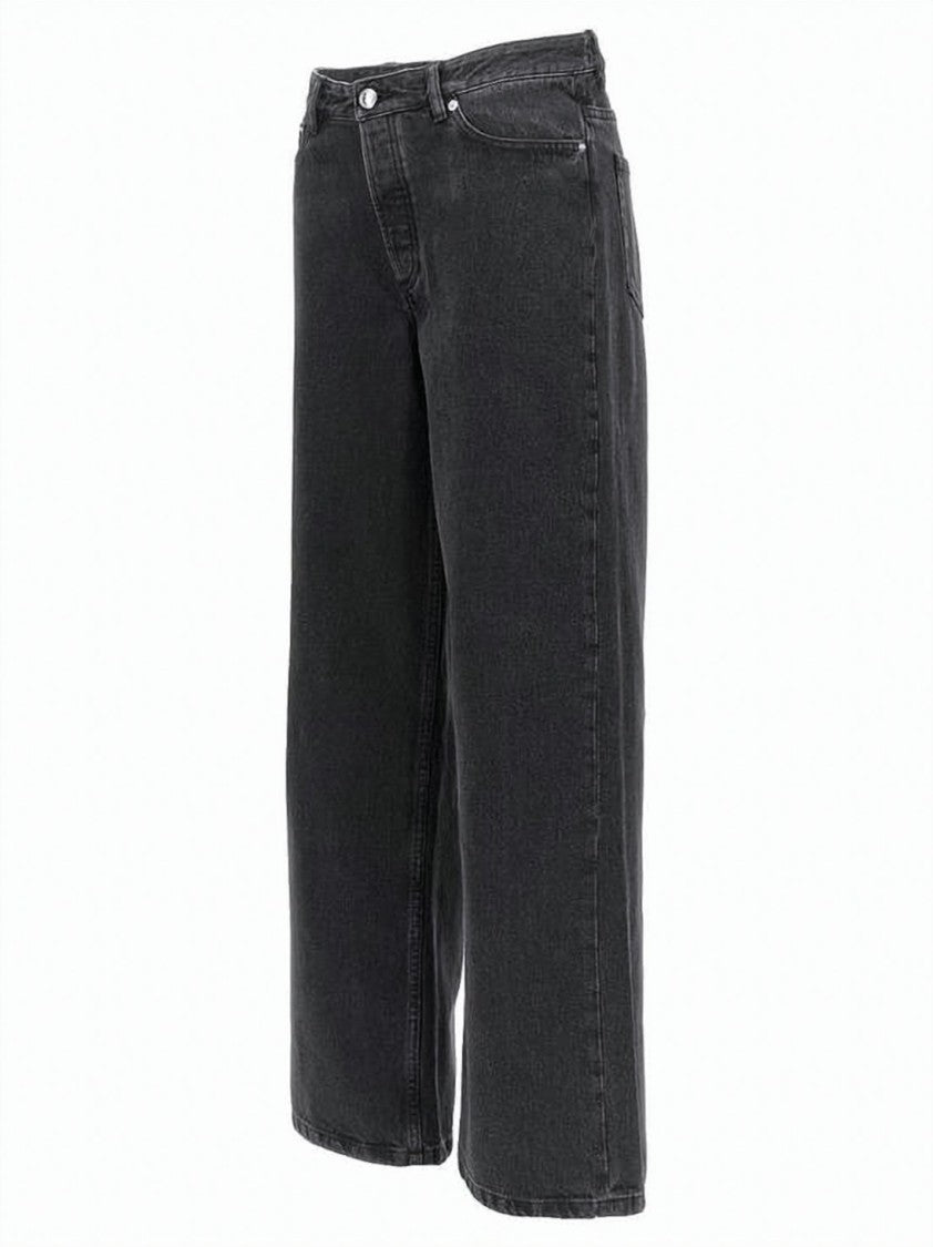 A.P.C. Cropped Wide-Leg Denim Pants With Classic Five-Pocket Design