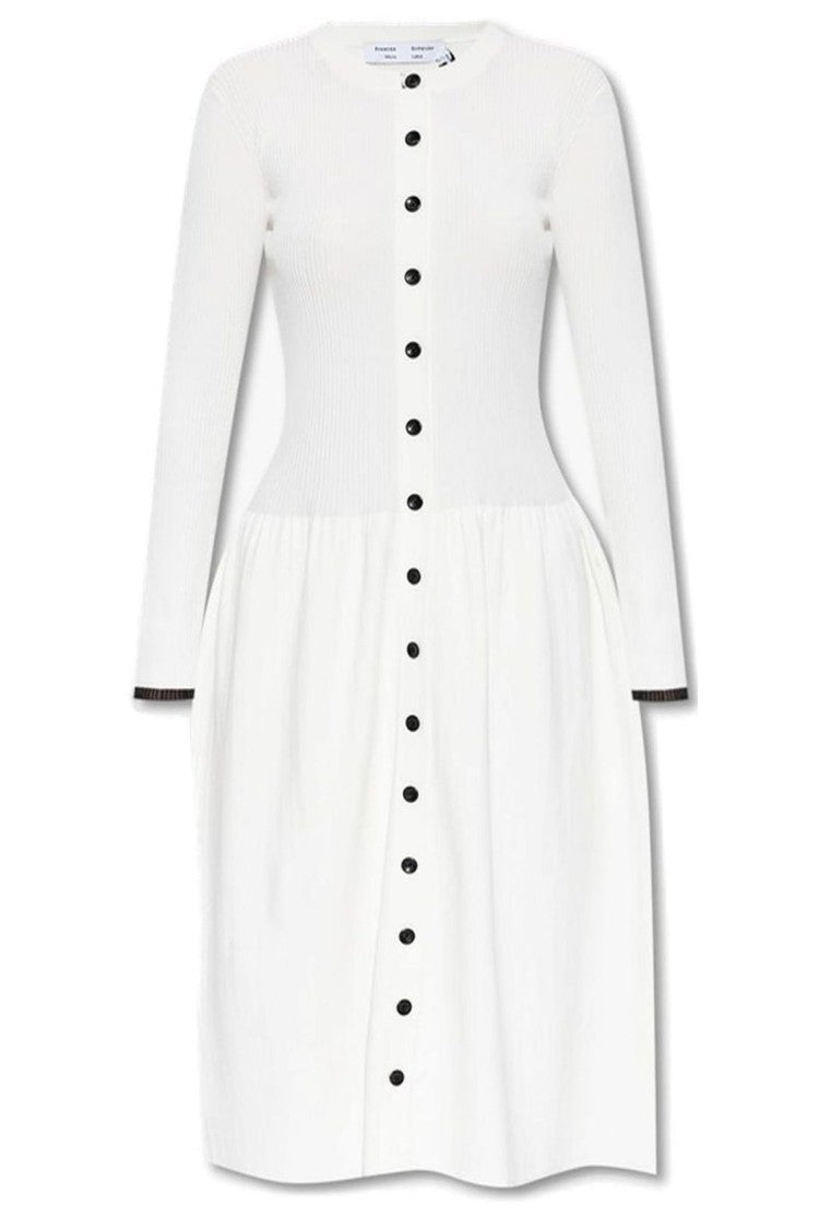 Proenza Schouler Rib Knit Button Front Dress