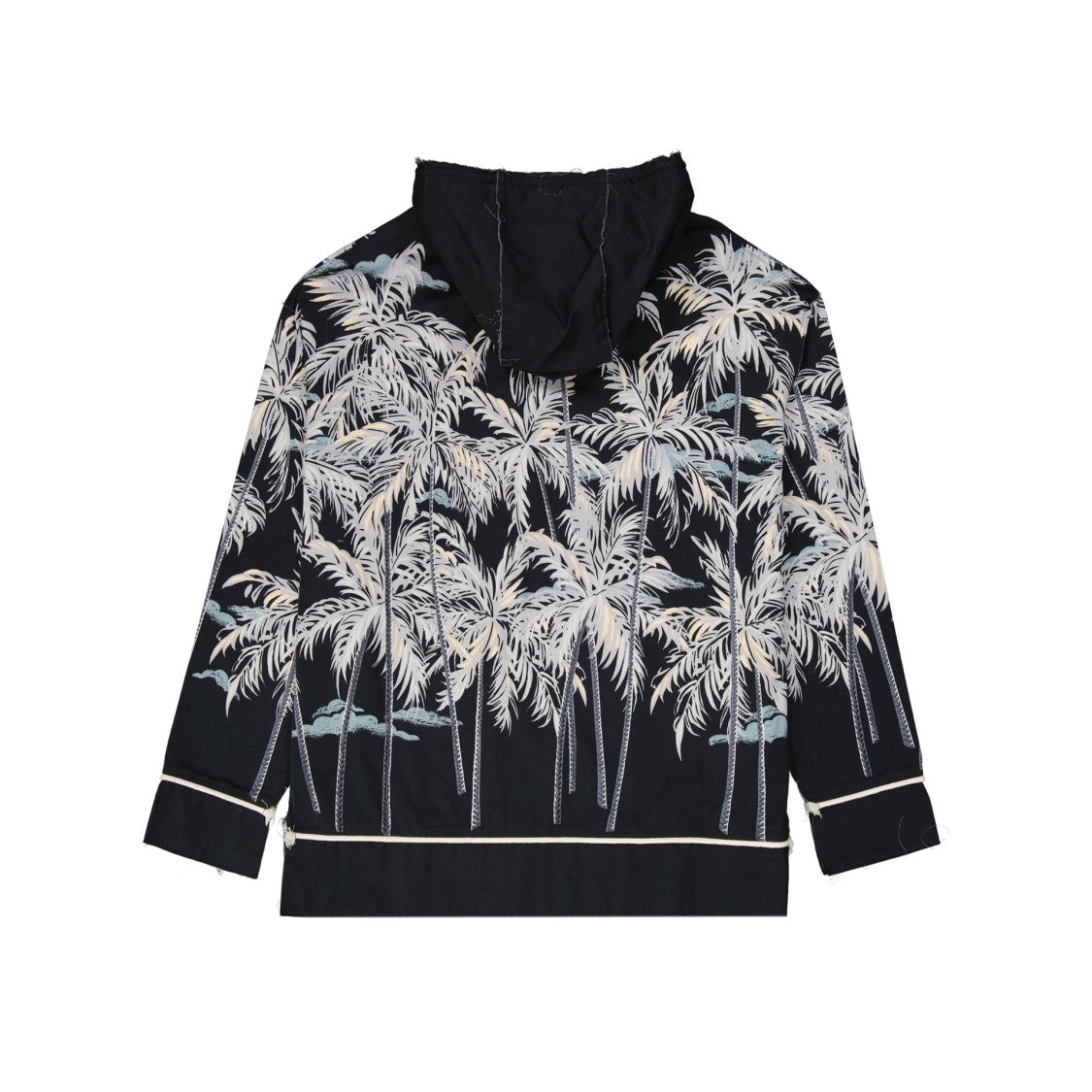 Palm Angels Hooded Printed Shirt