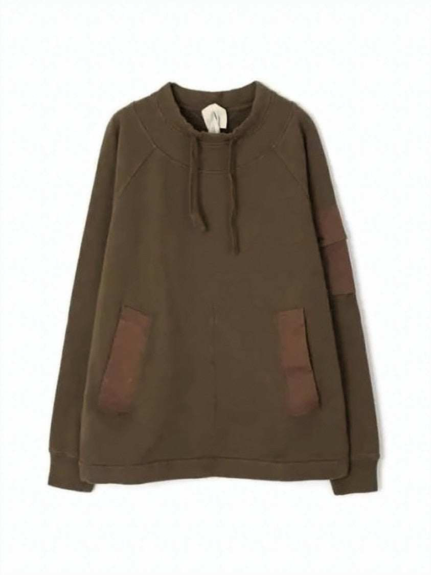 Ten C Relaxed Fit Long-Sleeve Pullover With Utility Pockets