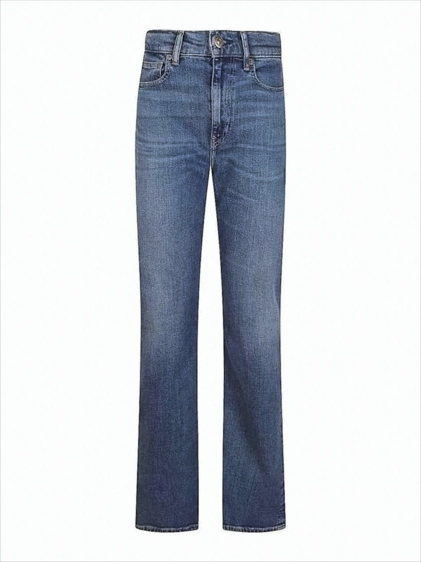 Polo Ralph Lauren Mid-Rise Straight-Leg Denim Pants With Classic Five-Pocket Design